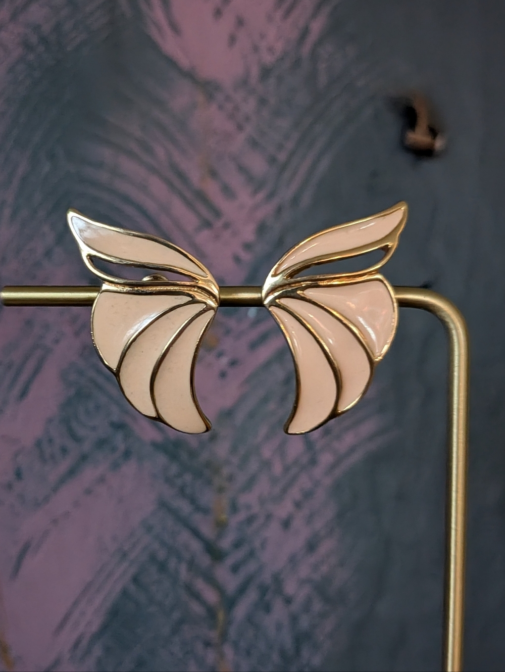 Vintage Trifari Butterfly Earrings